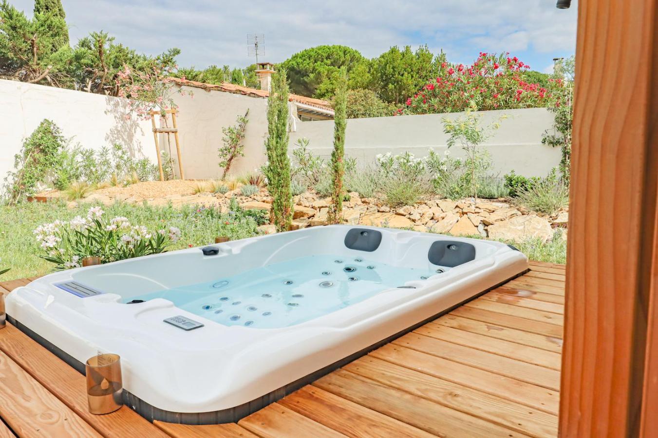 Malves-en-Minervois Les Gites De Laure - L'Eden Romantique, Chambres Hotes, Spa Prive, Couloir De Nage, Adults Only מראה חיצוני תמונה