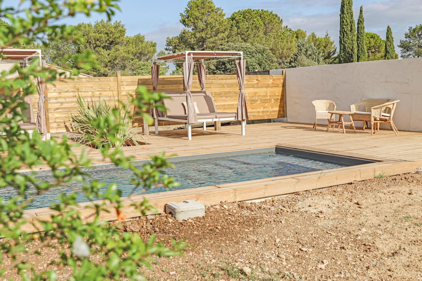 Malves-en-Minervois Les Gites De Laure - L'Eden Romantique, Chambres Hotes, Spa Prive, Couloir De Nage, Adults Only מראה חיצוני תמונה